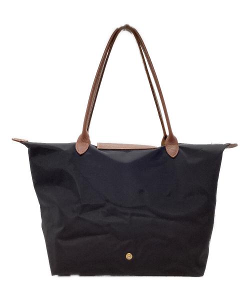 LONGCHAMP（ロンシャン）LONGCHAMP (ロンシャン) LONGCHAMP　ハンドバッグ ブラウン×ブラックの古着・服飾アイテム