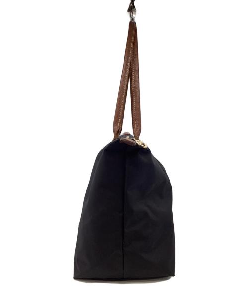 LONGCHAMP（ロンシャン）LONGCHAMP (ロンシャン) LONGCHAMP　ハンドバッグ ブラウン×ブラックの古着・服飾アイテム