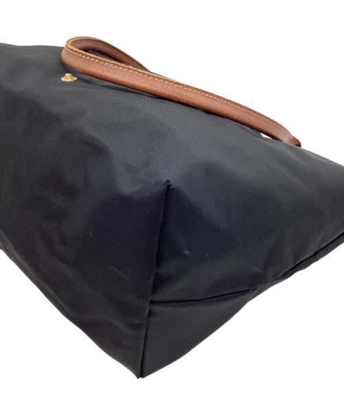 LONGCHAMP（ロンシャン）LONGCHAMP (ロンシャン) LONGCHAMP　ハンドバッグ ブラウン×ブラックの古着・服飾アイテム