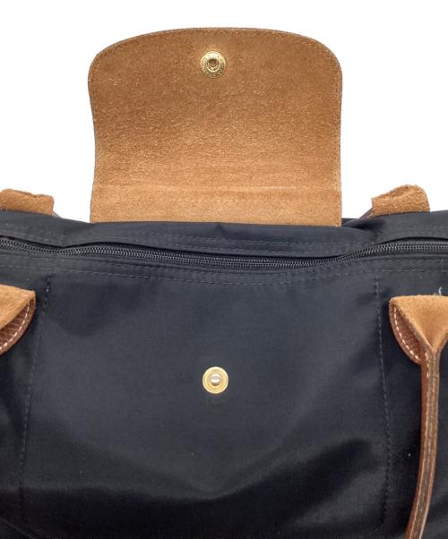 LONGCHAMP（ロンシャン）LONGCHAMP (ロンシャン) LONGCHAMP　ハンドバッグ ブラウン×ブラックの古着・服飾アイテム