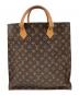 LOUIS VUITTON（ルイ ヴィトン）の古着「LOUIS VUITTON　モノグラム　サックプラ　トートバッグ」｜ブラウン