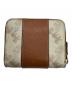 COACH (コーチ) COACH 　ビルフォールド 　ウォレット・ホース アンド キャリッジ プリント 　2つ折り財布 ホワイト×ブラウン：6000円