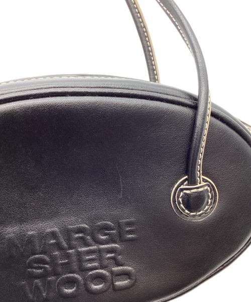 MARGE SHER WOOD（マージシャーウッド）MARGE SHER WOOD (マージシャーウッド) MARGE SHER WOOD　ハンドバッグ ブラックの古着・服飾アイテム