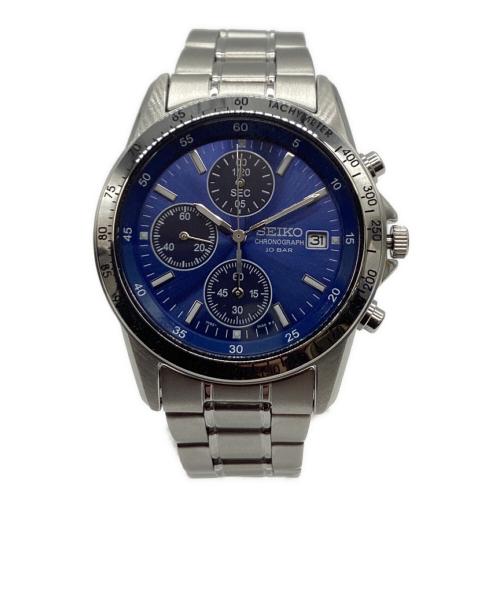 SEIKO（セイコー）SEIKO (セイコー) SEIKO　クォーツ　クロノグラフ ネイビーの古着・服飾アイテム