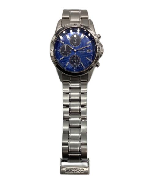 SEIKO（セイコー）SEIKO (セイコー) SEIKO　クォーツ　クロノグラフ ネイビーの古着・服飾アイテム