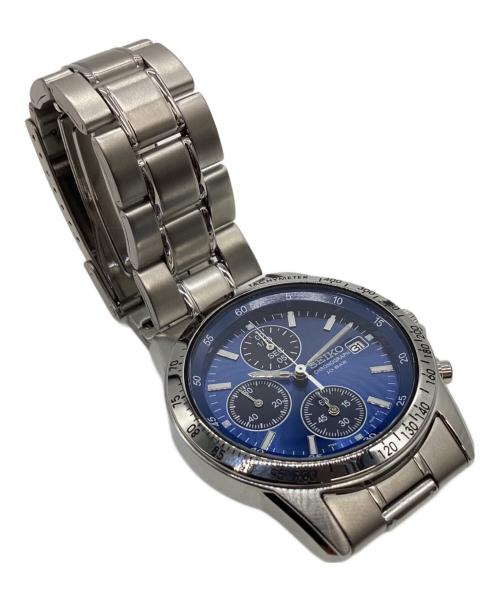 SEIKO（セイコー）SEIKO (セイコー) SEIKO　クォーツ　クロノグラフ ネイビーの古着・服飾アイテム