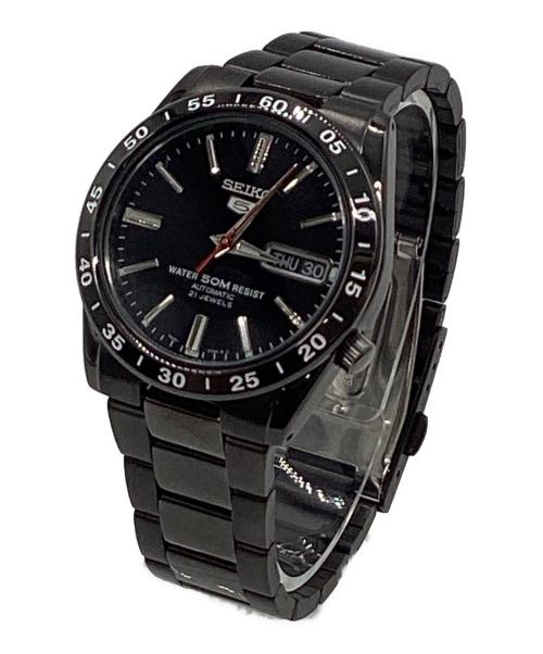 SEIKO（セイコー）SEIKO (セイコー) SEIKO5　腕時計 ブラックの古着・服飾アイテム