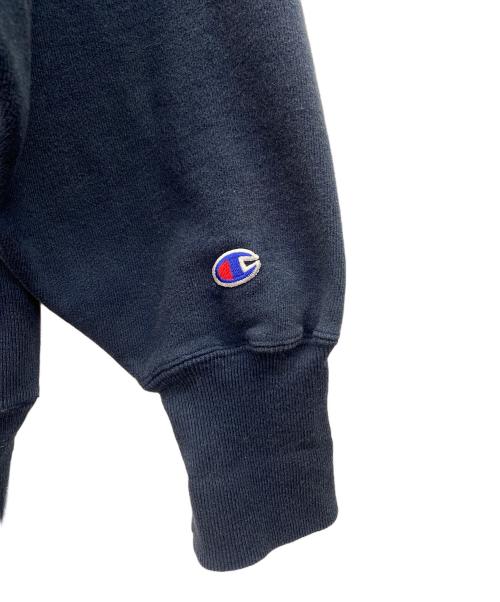 Champion REVERSE WEAVE（チャンピオン リバース ウィーブ）Champion REVERSE WEAVE (チャンピオン リバース ウィーブ) スウェット ネイビー×オレンジ サイズ:Mの古着・服飾アイテム