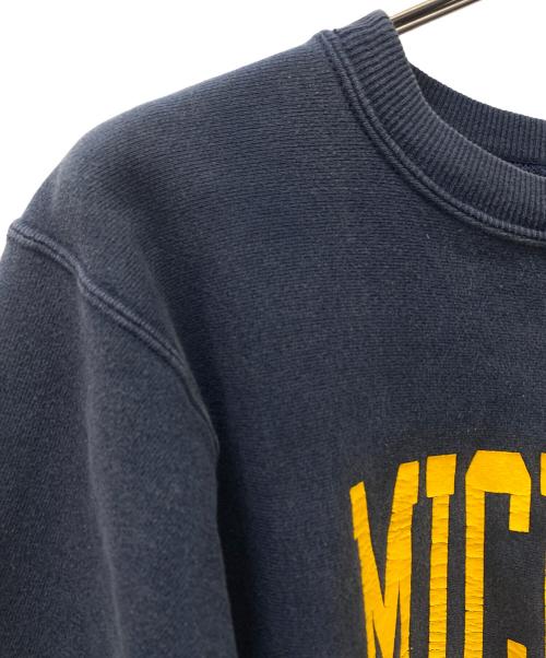 Champion REVERSE WEAVE（チャンピオン リバース ウィーブ）Champion REVERSE WEAVE (チャンピオン リバース ウィーブ) スウェット ネイビー×オレンジ サイズ:Mの古着・服飾アイテム