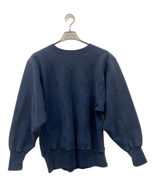 Champion REVERSE WEAVE（チャンピオン リバース ウィーブ）Champion REVERSE WEAVE (チャンピオン リバース ウィーブ) スウェット ネイビー×オレンジ サイズ:Mの古着・服飾アイテム