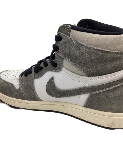 NIKE（ナイキ）NIKE (ナイキ) NIKE　Air Jordan 1 Retro High OG　ハイカットスニーカー ホワイト×グレー サイズ:27.5ｃｍの古着・服飾アイテム