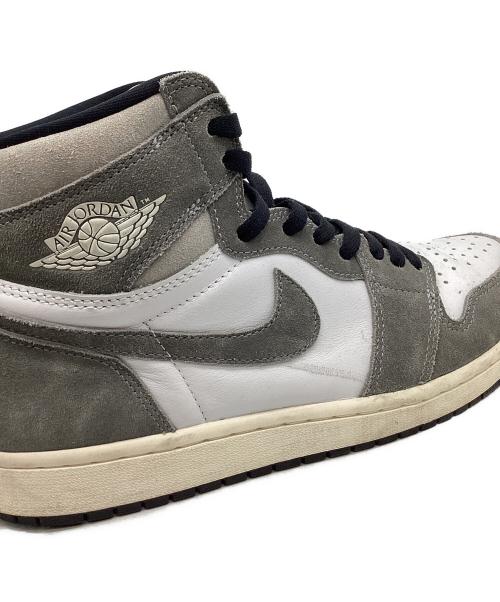 NIKE（ナイキ）NIKE (ナイキ) NIKE　Air Jordan 1 Retro High OG　ハイカットスニーカー ホワイト×グレー サイズ:27.5ｃｍの古着・服飾アイテム