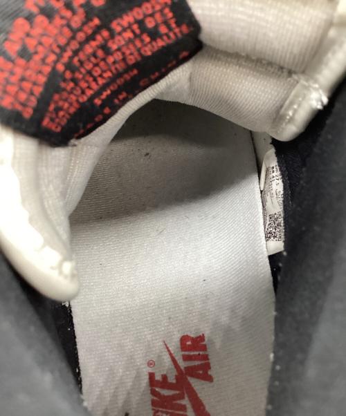 NIKE（ナイキ）NIKE (ナイキ) NIKE　Air Jordan 1 Retro High OG　ハイカットスニーカー ホワイト×グレー サイズ:27.5ｃｍの古着・服飾アイテム