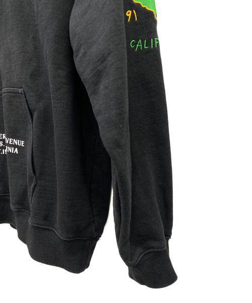 X-LARGE（エクストララージ）X-LARGE (エクストララージ) TIGER EMBROIDERY フーディースウェット ブラック サイズ:Lの古着・服飾アイテム
