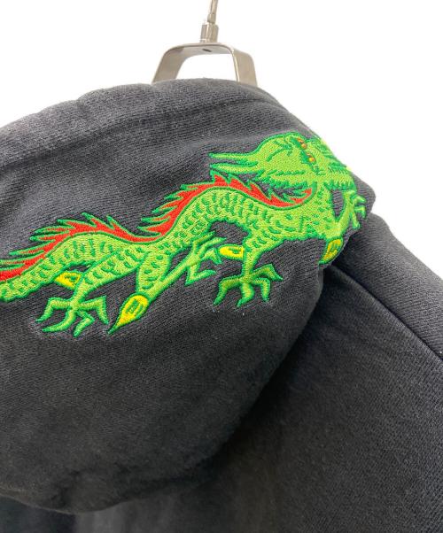 X-LARGE（エクストララージ）X-LARGE (エクストララージ) TIGER EMBROIDERY フーディースウェット ブラック サイズ:Lの古着・服飾アイテム