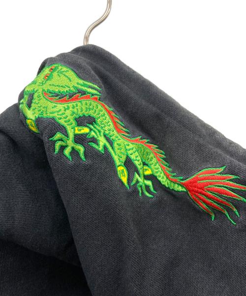 X-LARGE（エクストララージ）X-LARGE (エクストララージ) TIGER EMBROIDERY フーディースウェット ブラック サイズ:Lの古着・服飾アイテム