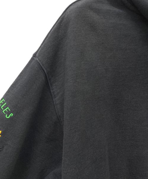 X-LARGE（エクストララージ）X-LARGE (エクストララージ) TIGER EMBROIDERY フーディースウェット ブラック サイズ:Lの古着・服飾アイテム