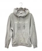 MONCLERモンクレール）の古着「ロゴプルオーバーパーカー」｜グレー