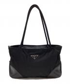 PRADAプラダ）の古着「PRADA　ナイロンハンドバッグ」｜ブラック