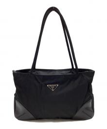 PRADA（プラダ）の古着「PRADA　ナイロンハンドバッグ」｜ブラック