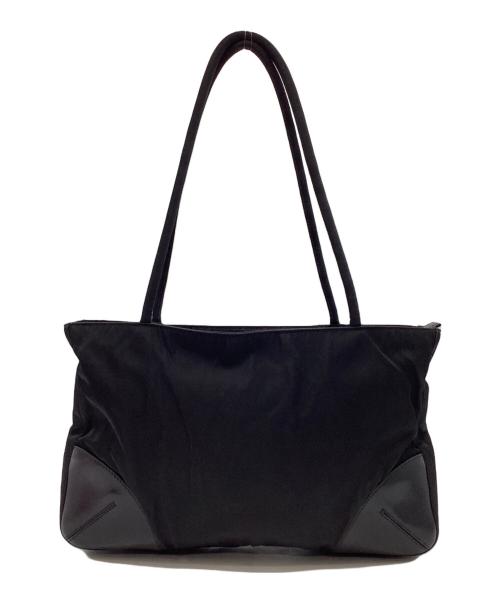 PRADA（プラダ）PRADA (プラダ) PRADA　ナイロンハンドバッグ ブラックの古着・服飾アイテム
