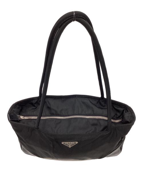 PRADA（プラダ）PRADA (プラダ) PRADA　ナイロンハンドバッグ ブラックの古着・服飾アイテム