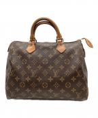 LOUIS VUITTONルイ ヴィトン）の古着「LOUIS VUITTON　モノグラム　スピーディ30　ハンドバッグ」｜ブラウン