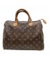 LOUIS VUITTON（ルイ ヴィトン）の古着「LOUIS VUITTON　モノグラム　スピーディ30　ハンドバッグ」｜ブラウン