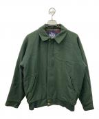 WOOLRICHウールリッチ）の古着「スタジャン」｜グリーン