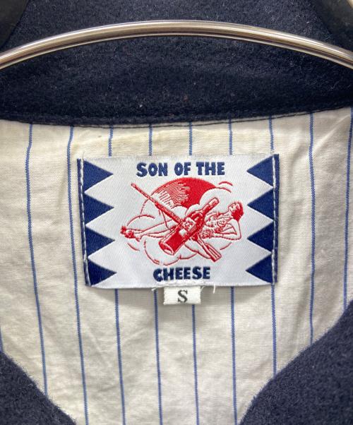 son of the cheese（（サノバチーズ））SON OF THE CHEESE (（サノバチーズ）) メルトンジャケット ネイビー サイズ:Sの古着・服飾アイテム
