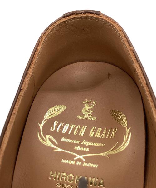 SCOTCH GRAIN（スコッチグレイン）SCOTCH GRAIN (スコッチグレイン) SCOTCH GRAIN　ストレートチップシューズ ホワイト サイズ:24ｃｍの古着・服飾アイテム