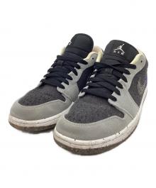 NIKE（ナイキ）の古着「NIKE　Air Jordan 1 Low "Crater"　ローカットスニーカー」｜ブラック×グレー