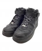 NIKE×SUPREMEナイキ×シュプリーム）の古着「NIKE　Supreme　AIR FORCE1 MID　スニーカー」｜ブラック