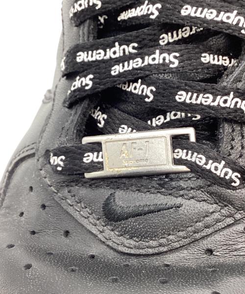 NIKE（ナイキ）NIKE (ナイキ) Supreme (シュプリーム) NIKE　Supreme　AIR FORCE1 MID　スニーカー ブラック サイズ:26.5ｃｍの古着・服飾アイテム