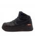 NIKE (ナイキ) Supreme (シュプリーム) NIKE　Supreme　AIR FORCE1 MID　スニーカー ブラック サイズ:26.5ｃｍ：11000円
