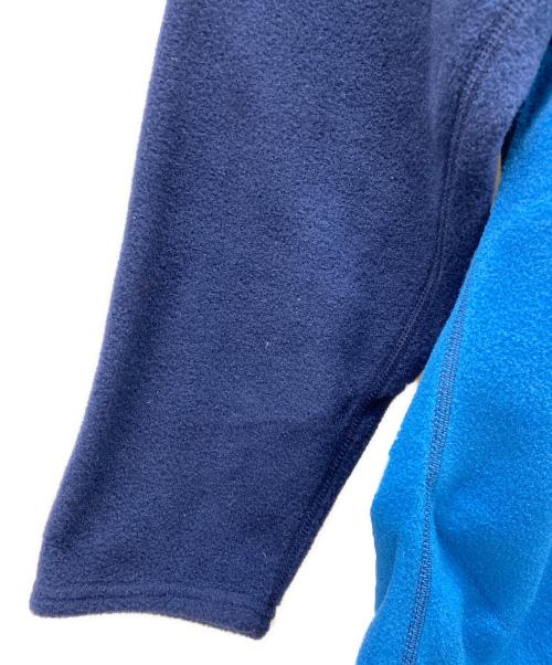 Patagonia SYNCHILLA（パタゴニア シンチラ）Patagonia SYNCHILLA (パタゴニア シンチラ) キャプリーンVネックカットソー ブルー×ネイビー サイズ:XLの古着・服飾アイテム