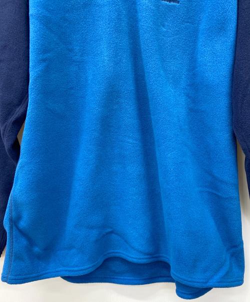 Patagonia SYNCHILLA（パタゴニア シンチラ）Patagonia SYNCHILLA (パタゴニア シンチラ) キャプリーンVネックカットソー ブルー×ネイビー サイズ:XLの古着・服飾アイテム