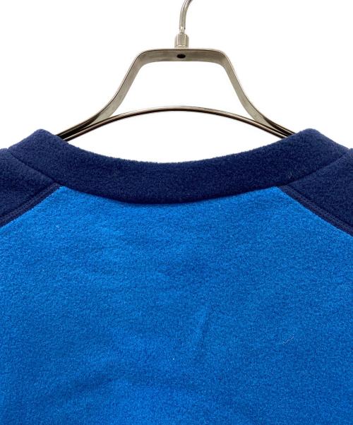 Patagonia SYNCHILLA（パタゴニア シンチラ）Patagonia SYNCHILLA (パタゴニア シンチラ) キャプリーンVネックカットソー ブルー×ネイビー サイズ:XLの古着・服飾アイテム
