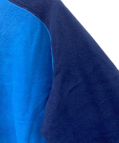 Patagonia SYNCHILLA（パタゴニア シンチラ）Patagonia SYNCHILLA (パタゴニア シンチラ) キャプリーンVネックカットソー ブルー×ネイビー サイズ:XLの古着・服飾アイテム