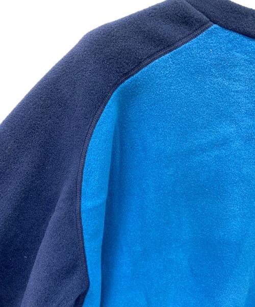 Patagonia SYNCHILLA（パタゴニア シンチラ）Patagonia SYNCHILLA (パタゴニア シンチラ) キャプリーンVネックカットソー ブルー×ネイビー サイズ:XLの古着・服飾アイテム