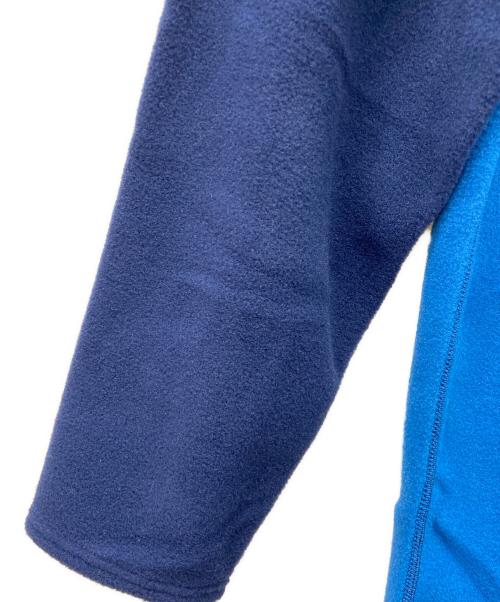 Patagonia SYNCHILLA（パタゴニア シンチラ）Patagonia SYNCHILLA (パタゴニア シンチラ) キャプリーンVネックカットソー ブルー×ネイビー サイズ:XLの古着・服飾アイテム