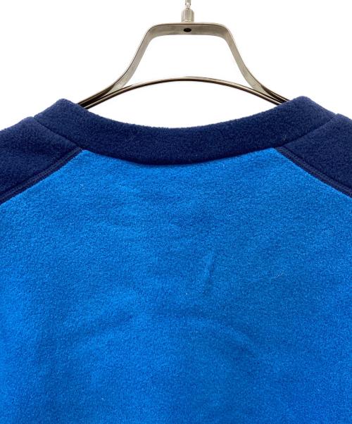 Patagonia SYNCHILLA（パタゴニア シンチラ）Patagonia SYNCHILLA (パタゴニア シンチラ) キャプリーンVネックカットソー ブルー×ネイビー サイズ:XLの古着・服飾アイテム
