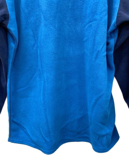 Patagonia SYNCHILLA（パタゴニア シンチラ）Patagonia SYNCHILLA (パタゴニア シンチラ) キャプリーンVネックカットソー ブルー×ネイビー サイズ:XLの古着・服飾アイテム