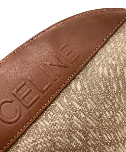 CELINE（セリーヌ）CELINE (セリーヌ) CELINE　マカダム　クラッチバッグ ブラウン×ベージュの古着・服飾アイテム