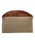 CELINE (セリーヌ) CELINE　マカダム　クラッチバッグ ブラウン×ベージュ：10000円