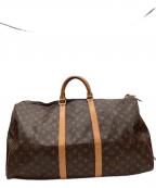 LOUIS VUITTONルイ ヴィトン）の古着「LOUIS VUITTON　モノグラム　キーポル55  トラベルバッグ」｜ブラウン