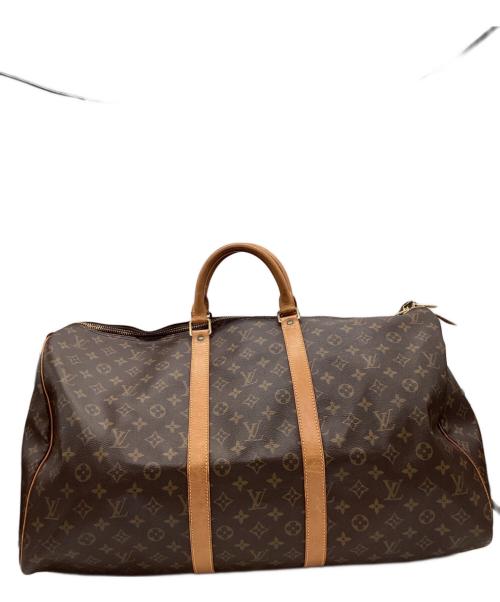 LOUIS VUITTON（ルイ ヴィトン）LOUIS VUITTON (ルイ ヴィトン) LOUIS VUITTON　モノグラム　キーポル55  トラベルバッグ ブラウンの古着・服飾アイテム