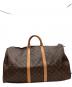 LOUIS VUITTON（ルイ ヴィトン）の古着「LOUIS VUITTON　モノグラム　キーポル55  トラベルバッグ」｜ブラウン