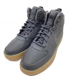 NIKE（ナイキ）の古着「NIKE　Court Borough Mid Winter　ハイカットスニーカー」｜グレー