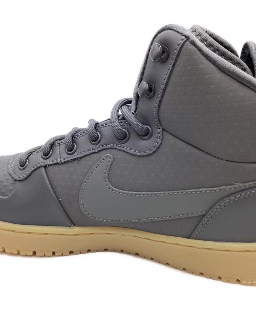 NIKE（ナイキ）NIKE (ナイキ) NIKE　Court Borough Mid Winter　ハイカットスニーカー グレー サイズ:28ｃｍの古着・服飾アイテム
